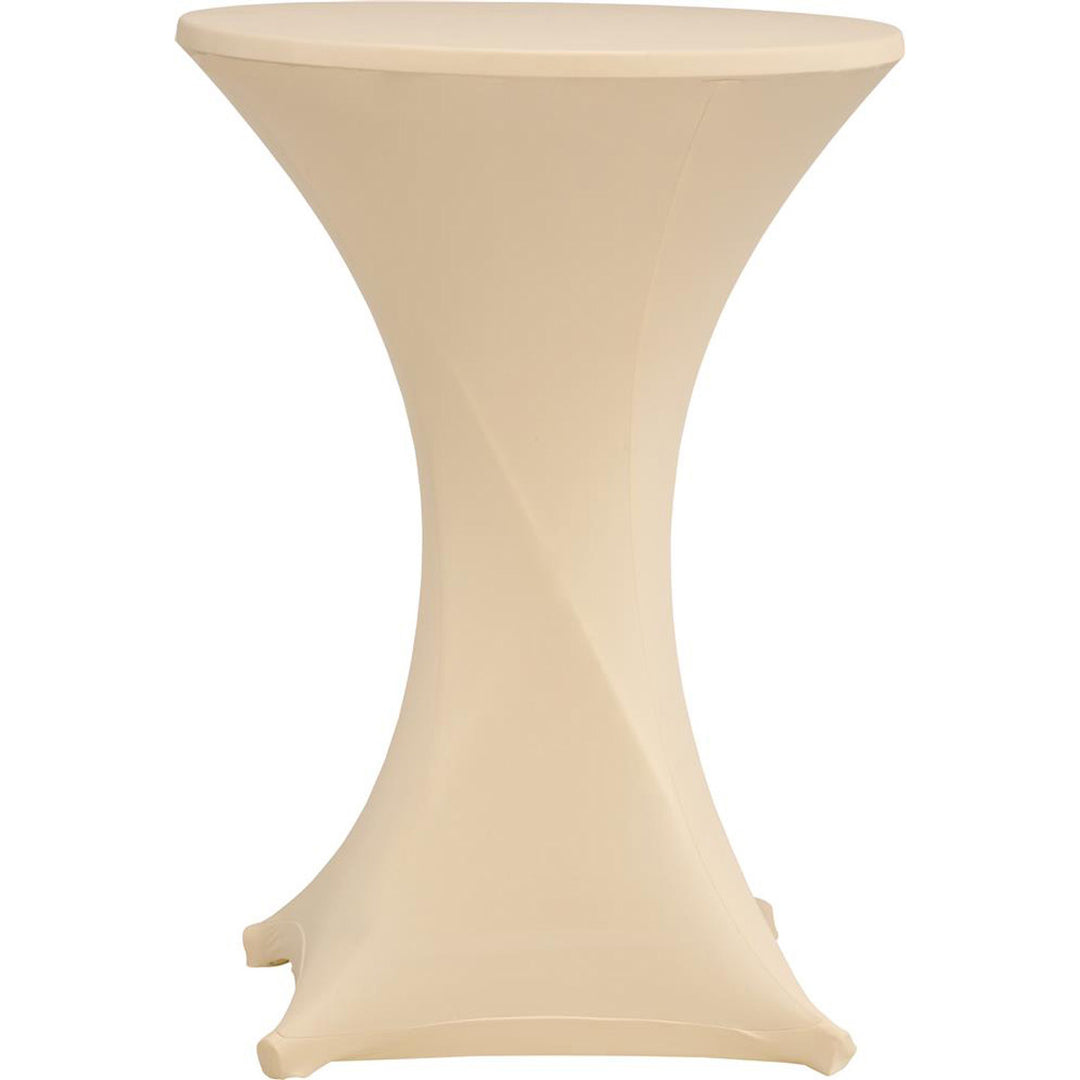 Produktbillede af Formdug for ståbord inkl. topdug Creme på tilbud
