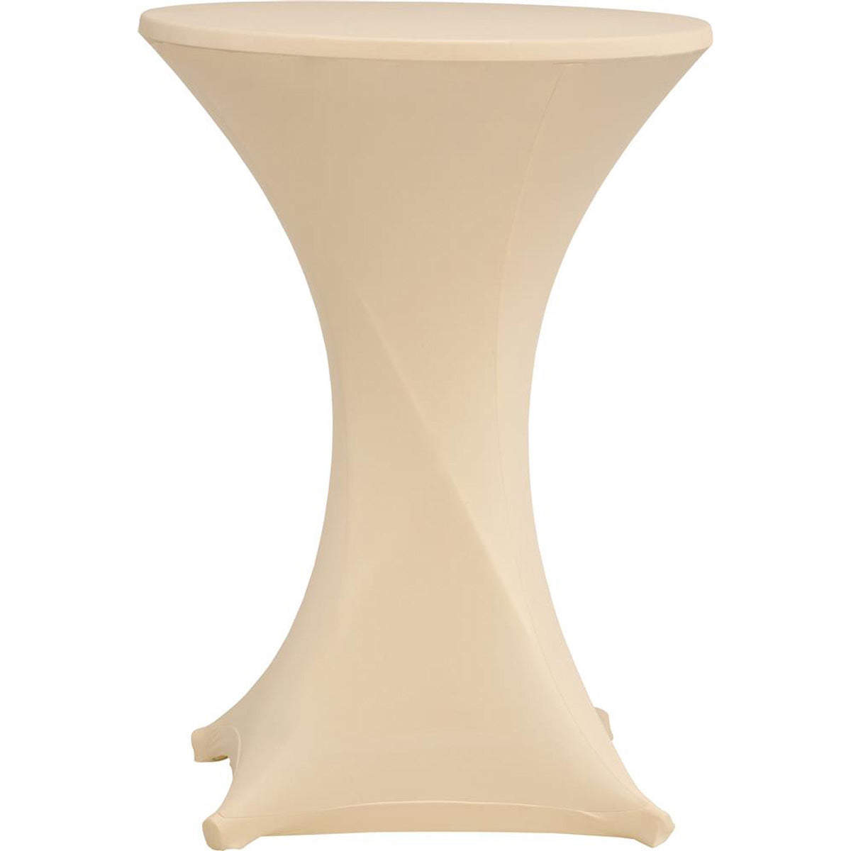 Produktbillede af Formdug for ståbord inkl. topdug Creme på tilbud