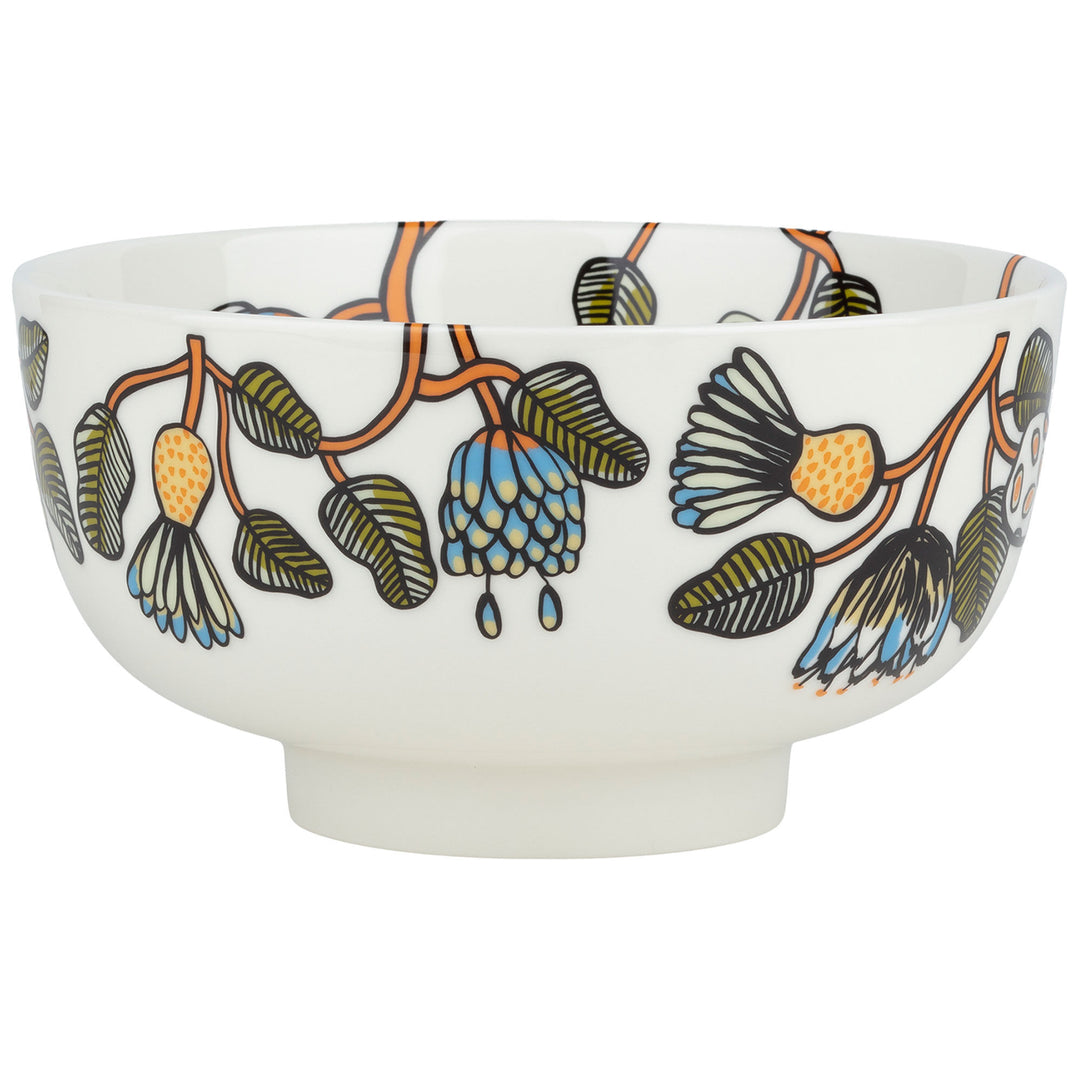 Marimekko Marimekko Tiara serveringsskål 1,5 liter, hvid/grøn/orange ❤ produktbillede i kategorien Serveringsskål