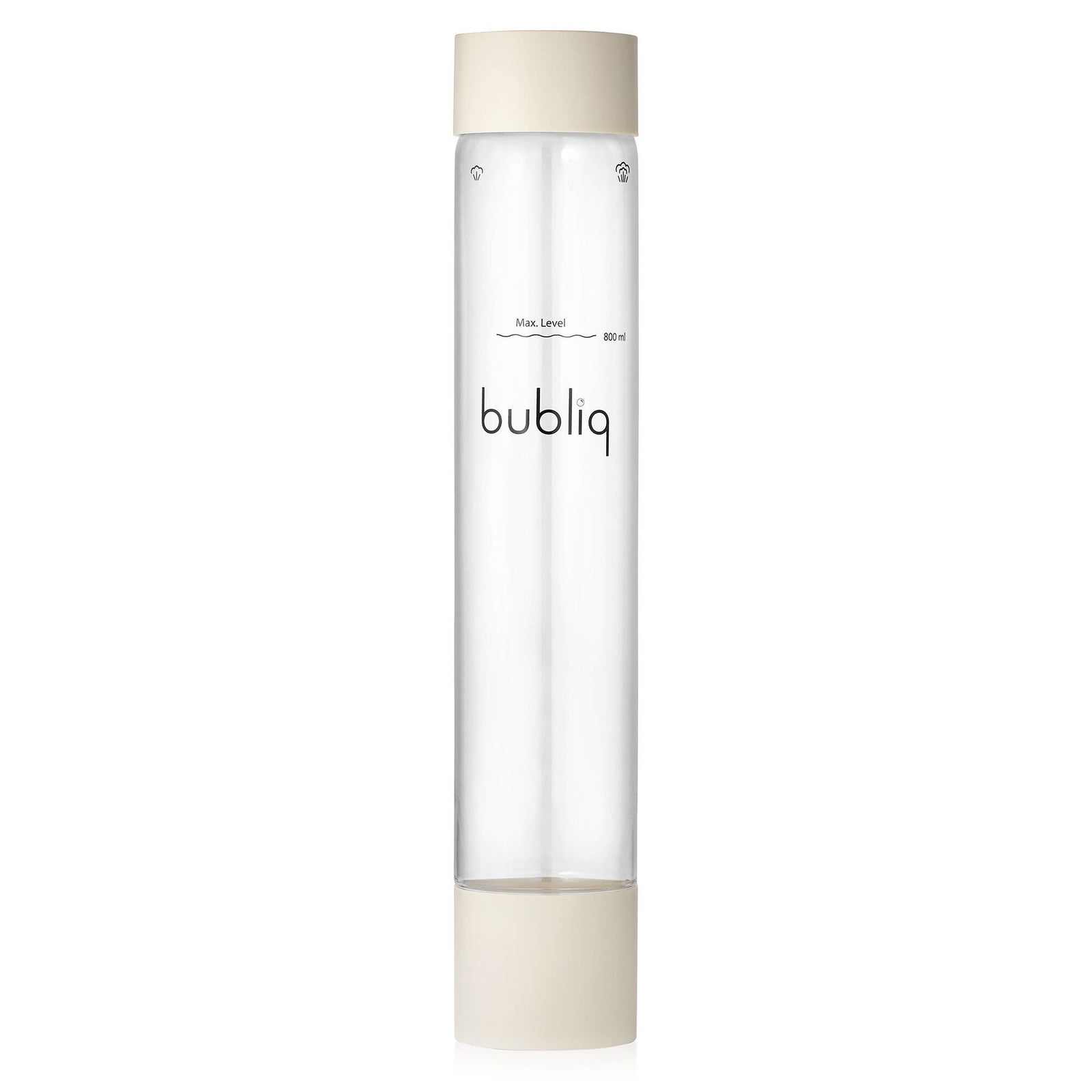 Bubliq Bubliq Flaske til sodavandsmaskine 800 ml, beige ❤ vinkelbillede (Sodavandsmaskiner)