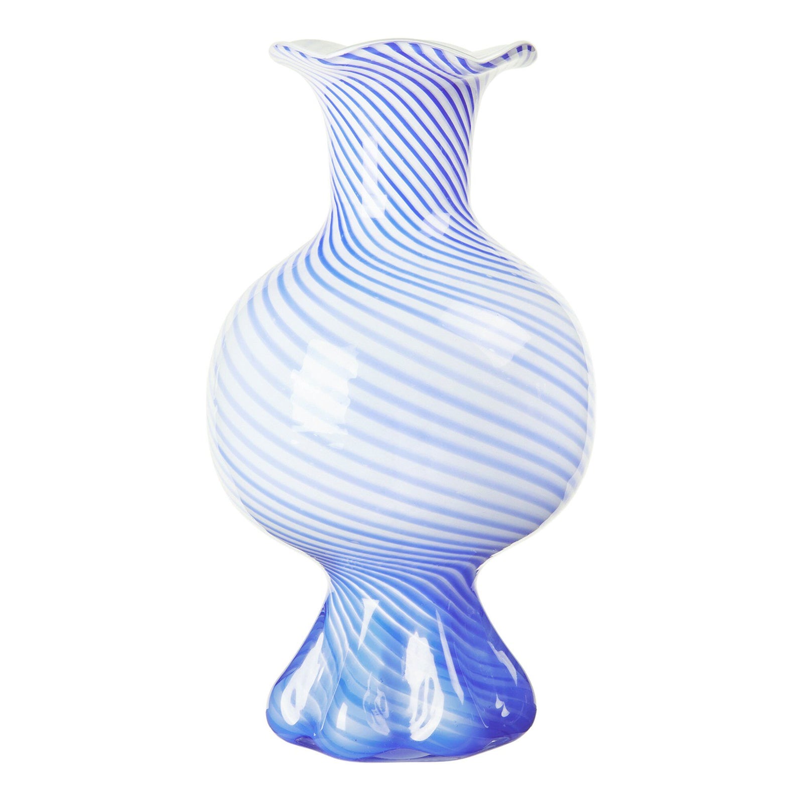 Broste Broste Mella vase 30 cm, intense blue ❤ detaljebillede (Vase)