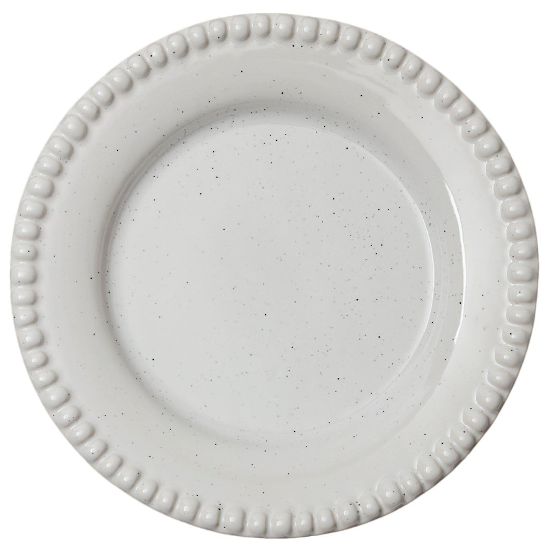 Potteryjo Potteryjo Daria tallerken 18 cm. 2 stk., cotton white shiny – close-up (Tallerkener)