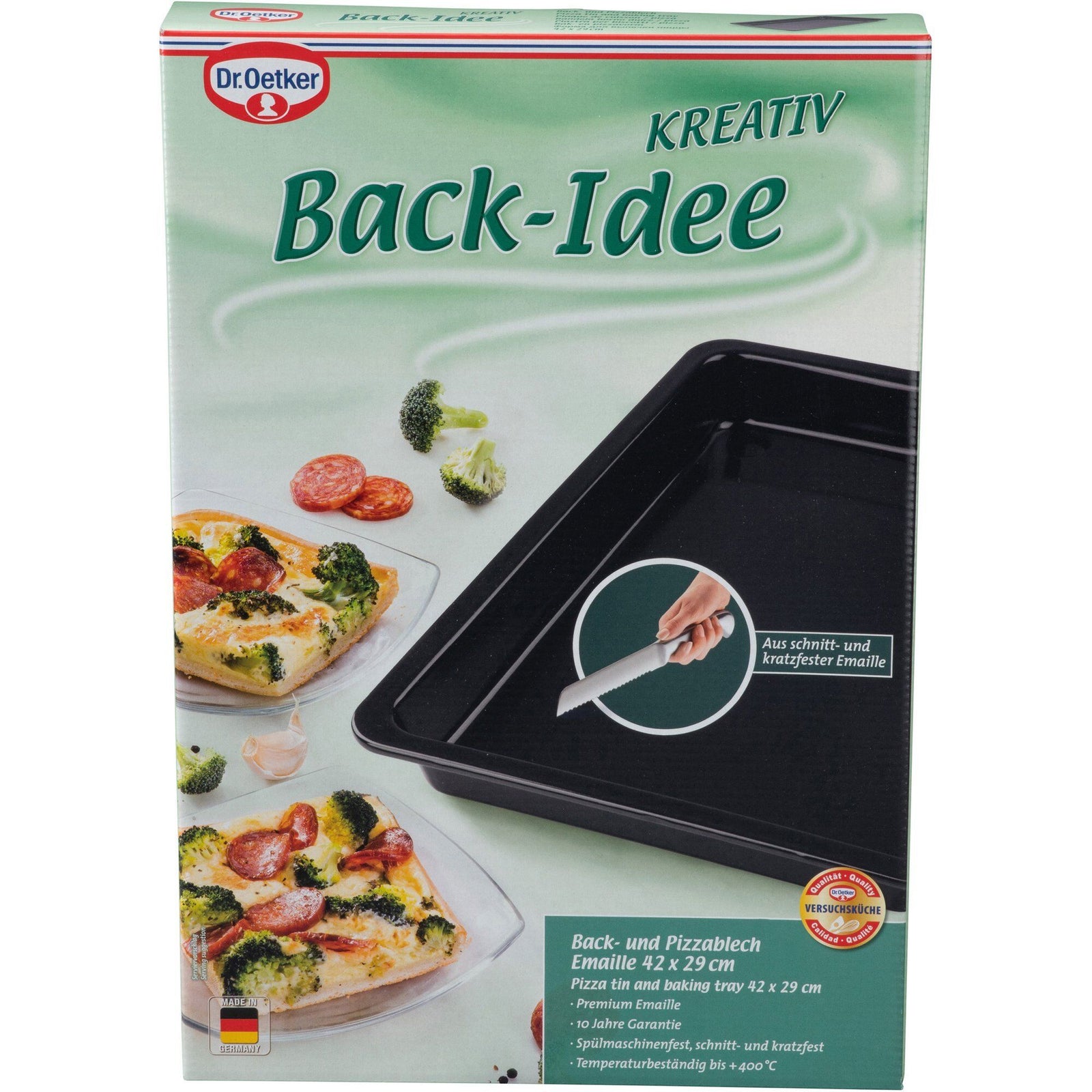 Dr oetker Dr oetker Ovnfast kage- og pizzaform 42 cm – billede i brug (Ovnfast form)