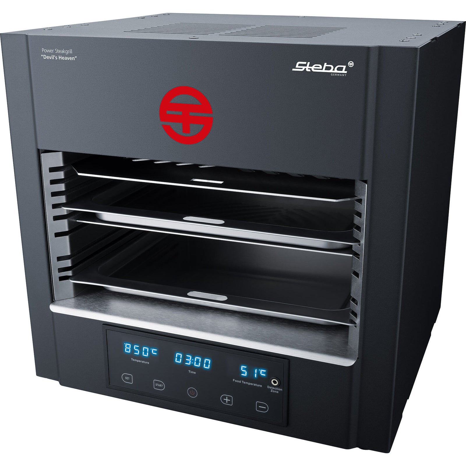 Steba Steba PS E2600 Devils XL Heaven Power Steakgrill ❤ billede i brug (Elgrill)