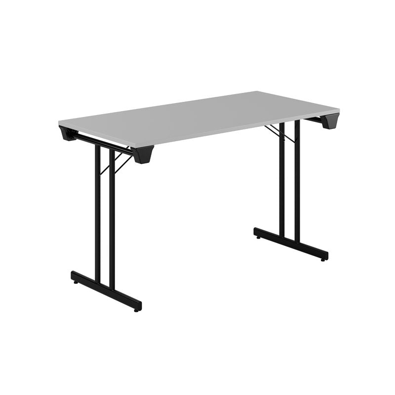 Produktbillede af Dinner Style 120x60cm Sammenklappeligt bord Grå-sort på tilbud