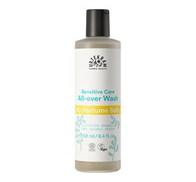 Detaljeret produktbillede af Urtekram Baby all over wash No perfume 250 ml på tilbud