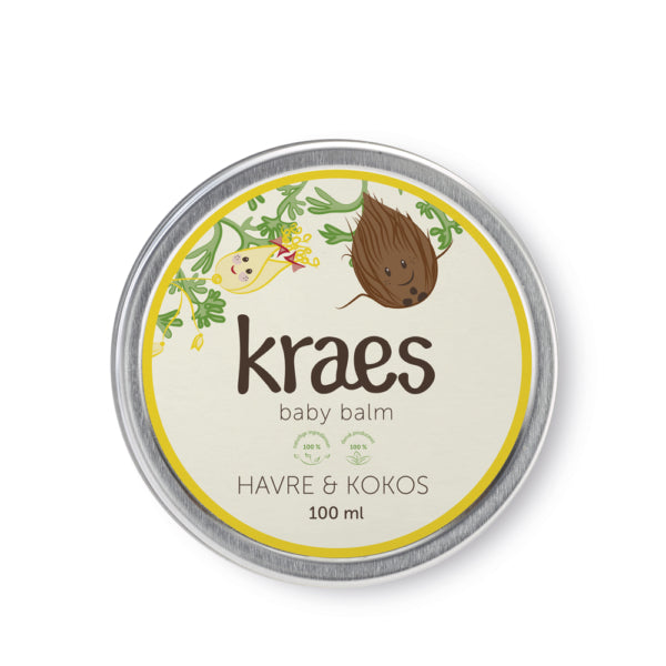 Produktbillede af KRAES Baby balm 100 ml. på tilbud i brug