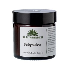 Detaljeret produktbillede af Urtegaarden Babysalve 60ml. på tilbud