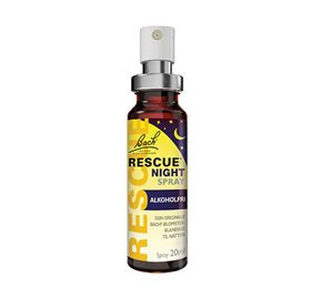 Detaljeret produktbillede af Bach Rescue Night Spray 20 ml. på tilbud