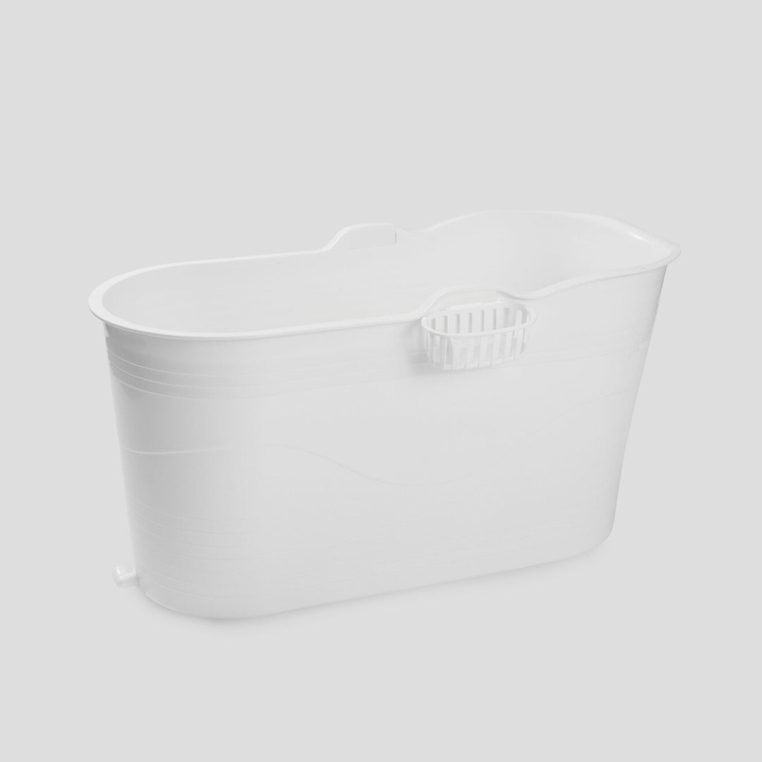 Produktbillede af Isbad XL 123cm hvid Ekstra kraftig plast og forbedret siddekomfort Tubfamily på tilbud i høj kvalitet