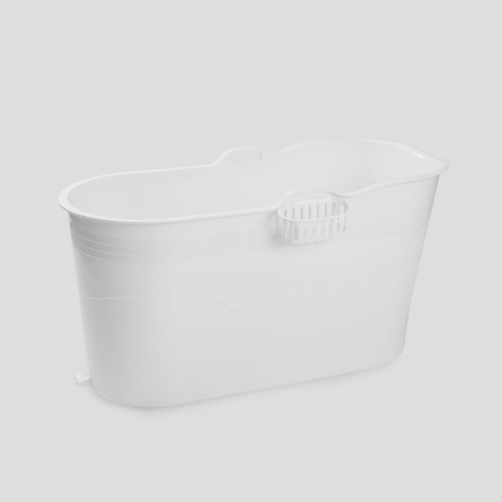 Produktbillede af Isbad XL 123cm hvid Ekstra kraftig plast og forbedret siddekomfort Tubfamily på tilbud i høj kvalitet