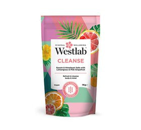 Produktbillede af Westlab Badesalt Cleanse 1kg. på tilbud