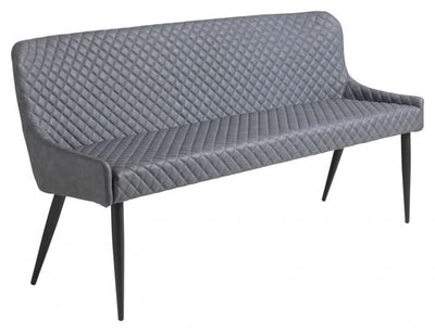billigt tilbud på Tackley bænk med ryglæn i grå læderlook! Udsalg på 3-nordic. Køb online nu! Hurtig levering, billig fragt. Varenummer: 3NDC-3168. Spar op til 57%.