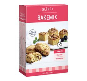 Detaljeret produktbillede af Sukrin Bagemix 340g på tilbud