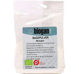 Detaljeret produktbillede af Biogan Bagepulver Ø 100g. på tilbud