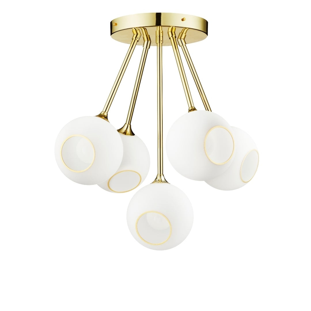 Ballroom Molecule Lysekrone White Snow Design By Us