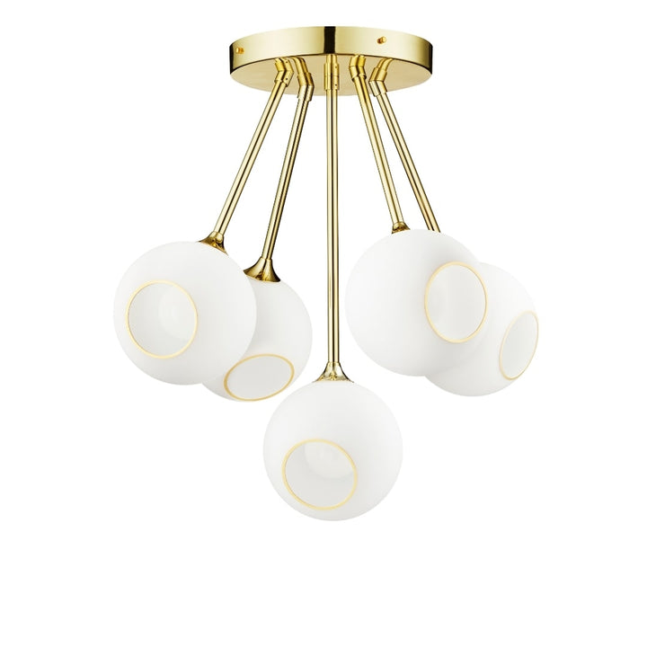Ballroom Molecule Lysekrone White Snow Design By Us