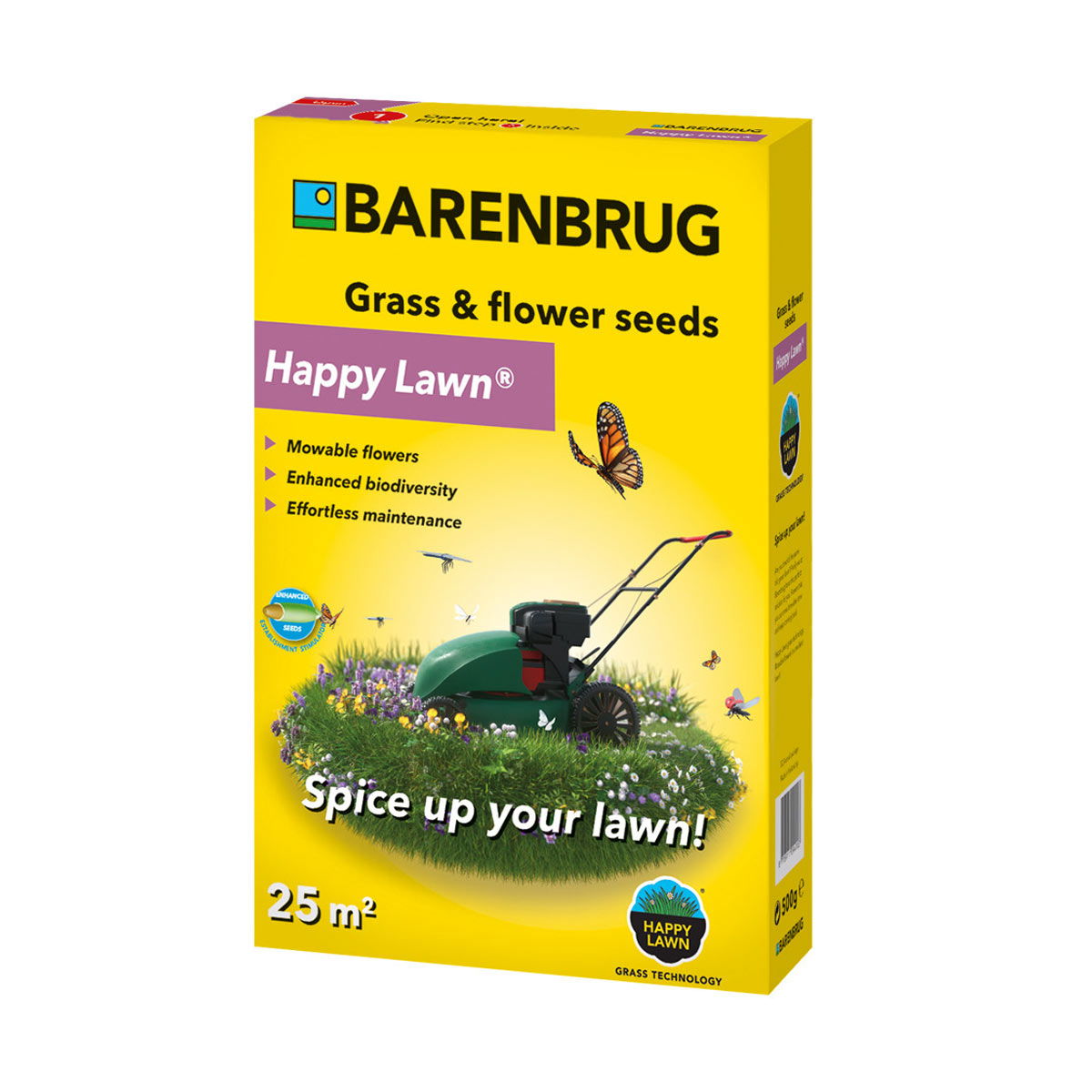 Produktbillede af Græsfrø Barenbrug Happy Lawn 25 m2 på tilbud i høj kvalitet
