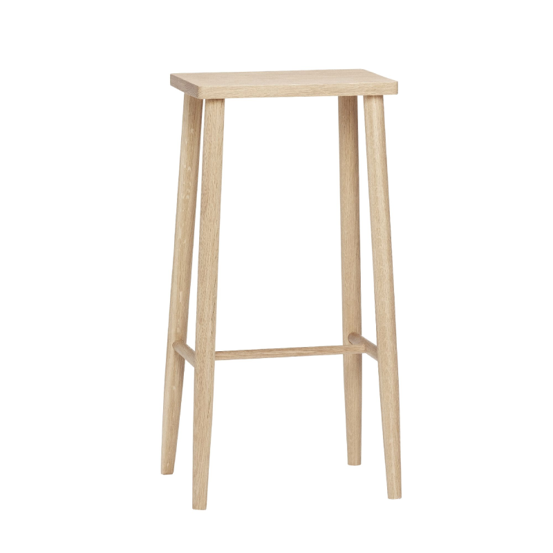 Hübsch Interiør Folk - Barstol - Natur - 72 cm. ❤ Stort online udvalg i Hübsch Interiør ❤ Billig fragt og hurtig levering 2 - 5 hverdage ❤ Varenummer: BYH-1374567 / Ean: 5712772105702 på lager - Udsalg på Taburet - Over 400 kendte brands på udsalg