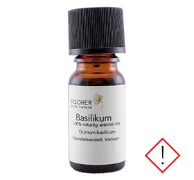 Produktbillede af Fischer Pure Nature Basilikumolie æterisk 10ml. på tilbud