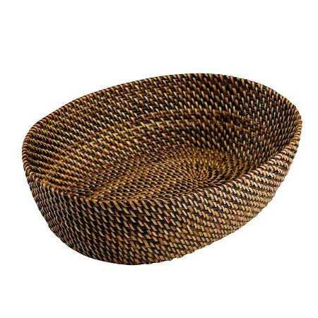 Produktbillede af Pillivuyt Brødkurv oval 29,5 x 23 cm Lys/Mørk brun i premium kvalitet