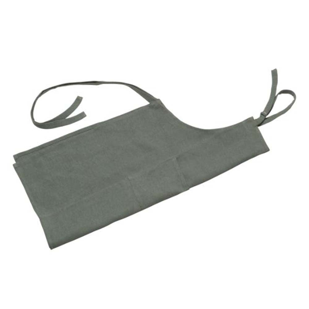 Produktbillede af Bastian Tekstiler Forklæde 95 x 80 cm Olivengrøn i premium kvalitet