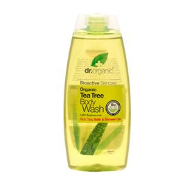 Produktbillede af Dr. Organic Bath & Shower Tea Tree 250 ml. på tilbud