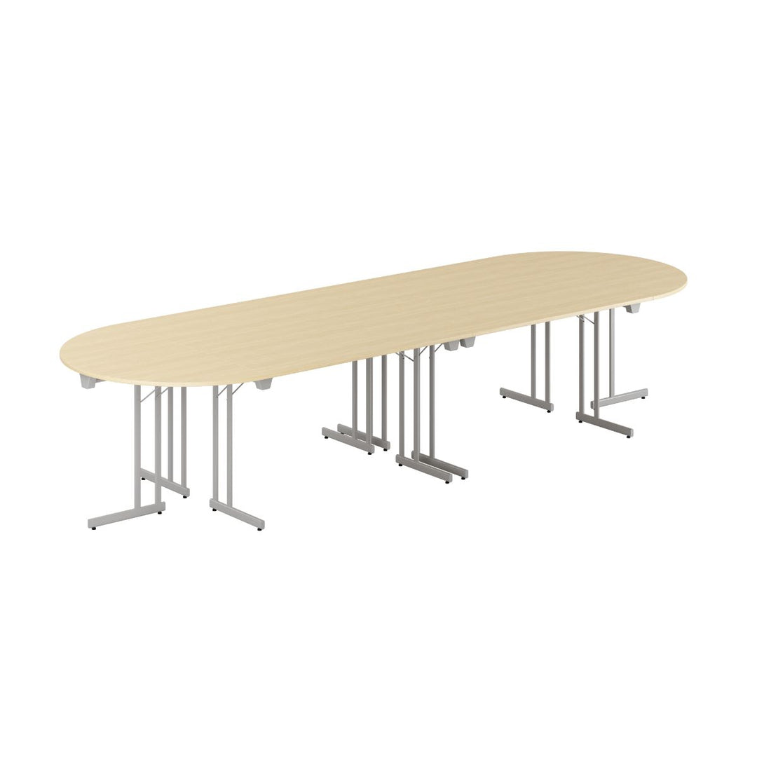Produktbillede af Konferencebord 360x120cm Sammenklappeligt bord Urban-grå på tilbud