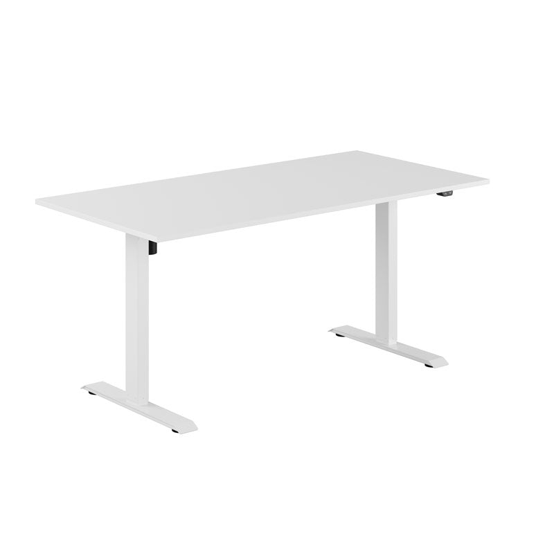Produktbillede af EASY Hæve/Sænkebord m/1 motor 160x80cm Hvid-hvid på tilbud