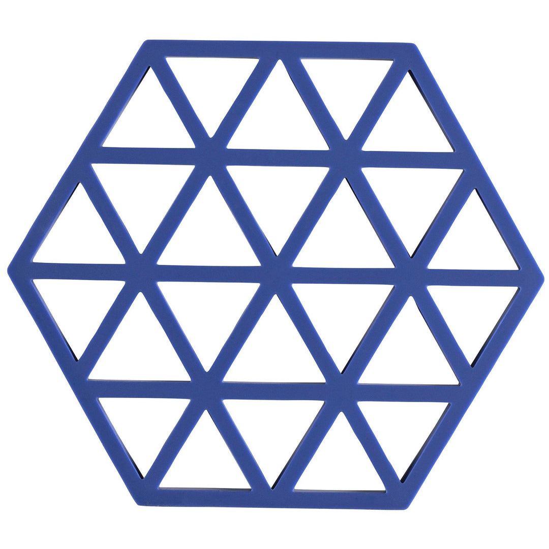 Zone Zone Triangles Bordskåner, indigo ❤ produktfoto (Underlag)