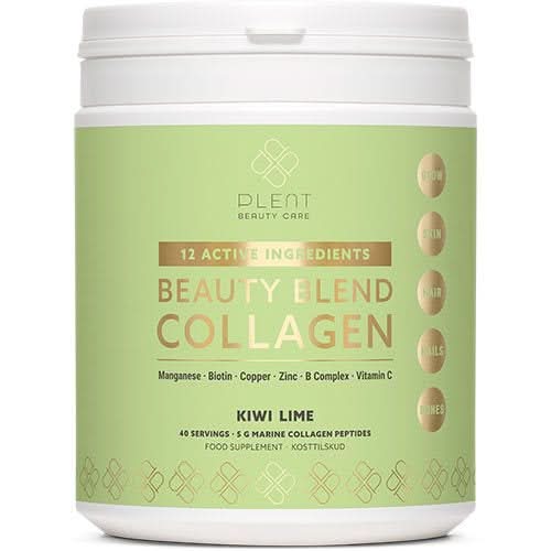 Se Plent Beauty Blend Collagen Kiwi Lime 277g - 3 for 897,- ❤ Kæmpe udvalg i KopK ❤ Hurtig levering: 1 - 2 Hverdage samt billig fragt - Varenummer: HG-55705 og barcode / Ean: '8719689933036 på lager - Udsalg på Tilbud > Hud > Negle Spar op til 58% - Over 1334 design mærker på udsalg