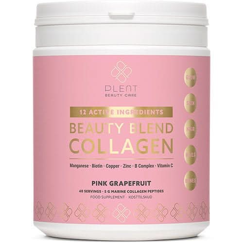 Se Plent Beauty Blend Collagen Pink Grapefruit 277g - 3 for 897,- ❤ Kæmpe udvalg i KopK ❤ Hurtig levering: 1 - 2 Hverdage samt billig fragt - Varenummer: HG-55706 og barcode / Ean: '8719689933043 på lager - Udsalg på Tilbud > Hud > Negle Spar op til 59% - Over 1334 design mærker på udsalg