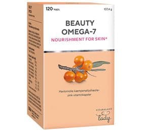 Se Beauty Omega 7 - 120 kap. - DATOVARE 12/2023 ❤ Stort online udvalg i KopK ❤ Hurtig levering: 1 - 2 Hverdage samt billig fragt - Varenummer: HG-51794-1 og barcode / Ean: '6410530056974 på lager - Udsalg på Kosttilskud Spar op til 65% - Over 312 kendte brands på udsalg