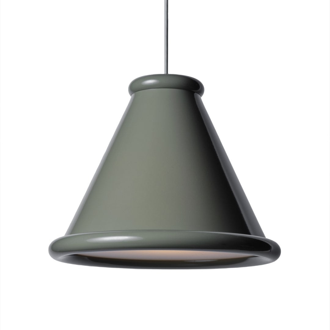 Produktbillede af Belle Ø36 Pendel Moss Grey Belid i premium kvalitet