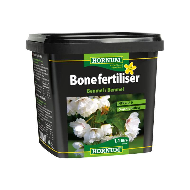 Produktbillede af HORNUM Benmel 1,1 liter NPK 6-7-0 på tilbud i høj kvalitet
