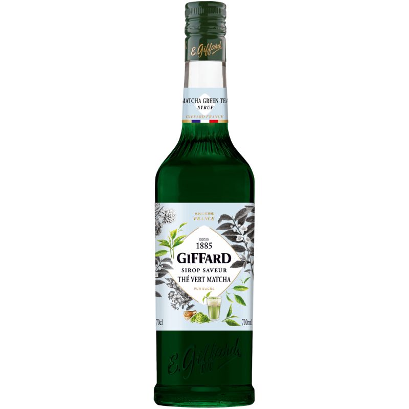 Produktbillede af Giffard Syrup Matcha Green Tea Fl 70 på tilbud i premium kvalitet