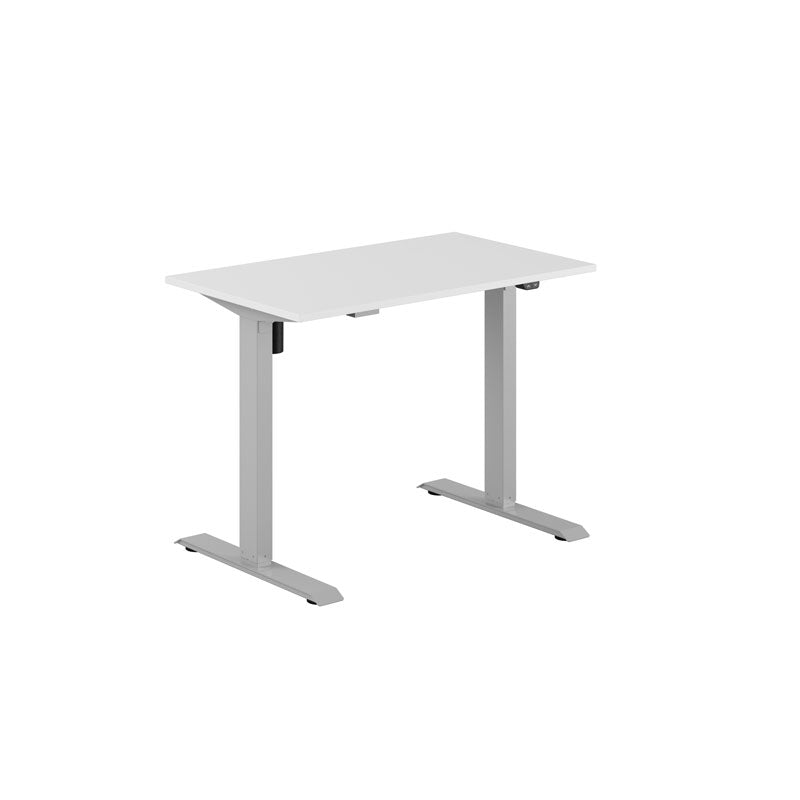 Produktbillede af EASY Hæve/Sænkebord m/1 motor 100x60cm Hvid-grå på tilbud