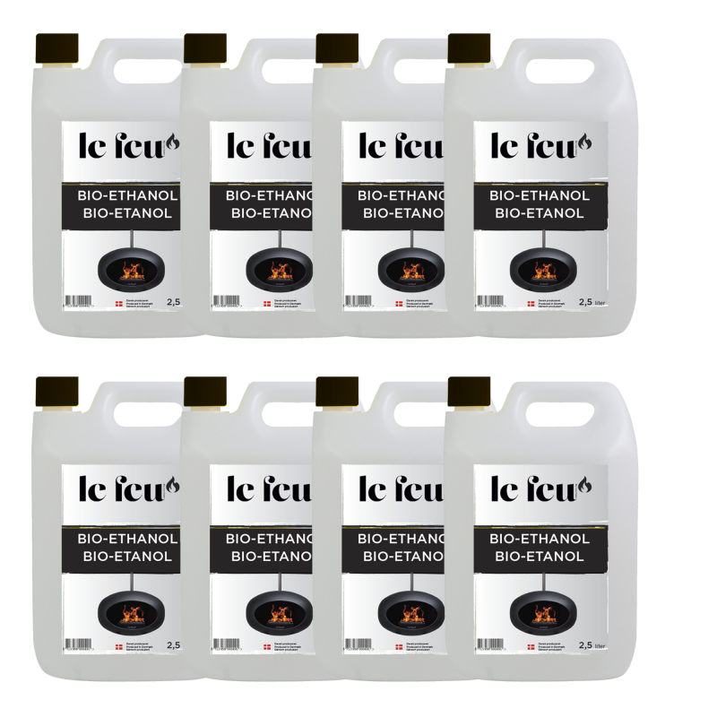Produktbillede af Bioethanol Le Feu 8 x 3L på tilbud i høj kvalitet