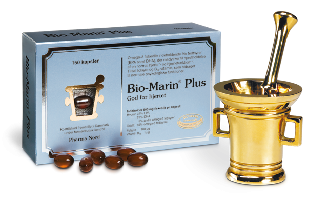 Produktbillede af Pharma Nord Bio-Marin Plus 150 kaps. på tilbud