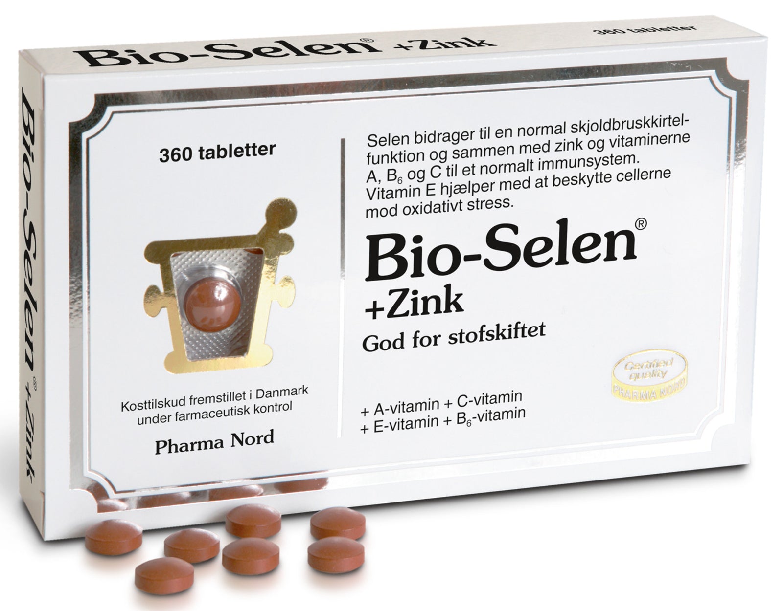 Produktbillede af Pharma Nord Bio-Selen + Zink 360 tabl. på tilbud