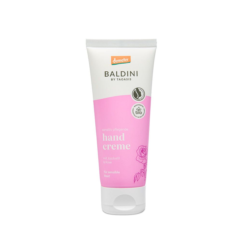 Produktbillede af Baldini Rose Håndcreme 75 ml på tilbud i brug