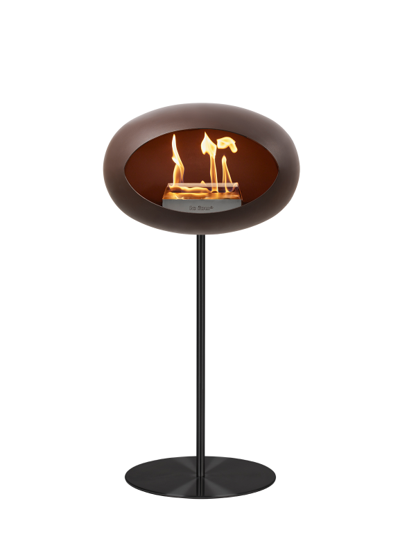 Le Feu Biopejs  i Mocca - Ground Steel - Sort - Sort plade