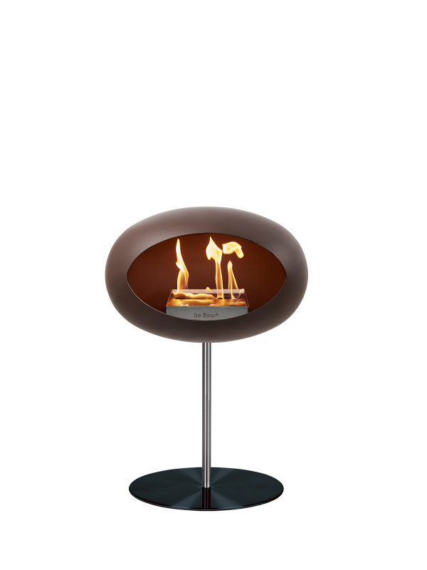 Le Feu Biopejs  i Mocca - Ground Steel Low - Blank - Sort plade