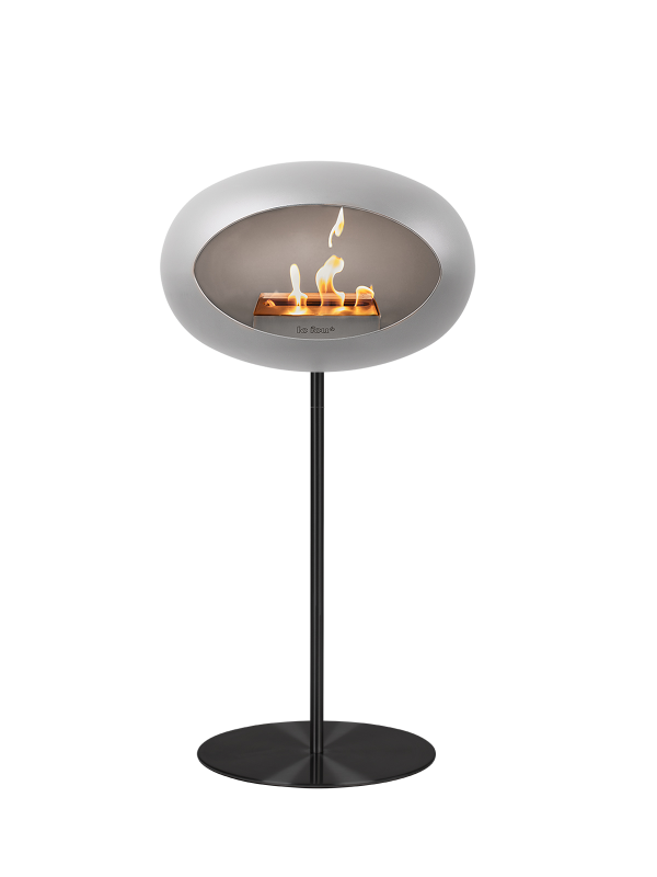 Biopejs i Nikkel Ground Steel Sort Sort plade