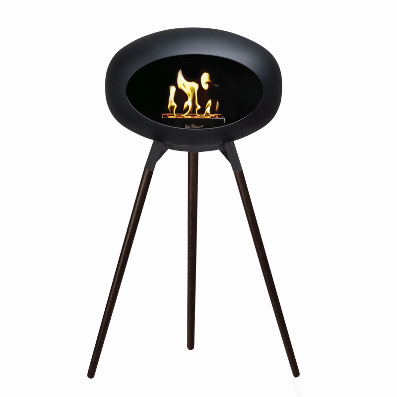 Le Feu Sort Biopejs - Ground Black - Sort