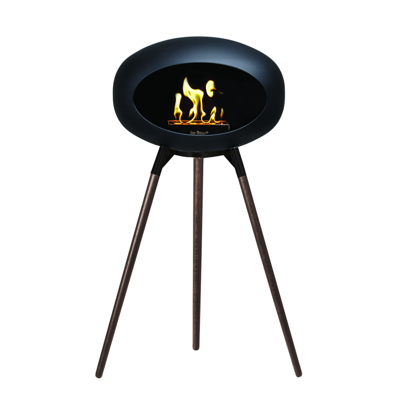 Le Feu Sort Biopejs - Ground Black - Røget Eg