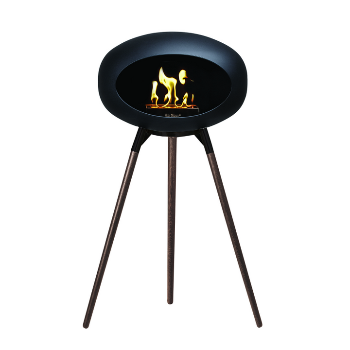 Le Feu Sort Biopejs - Ground Black - Røget Eg