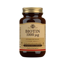 Produktbillede af Solgar Biotin 1000ug 50 kps. på tilbud