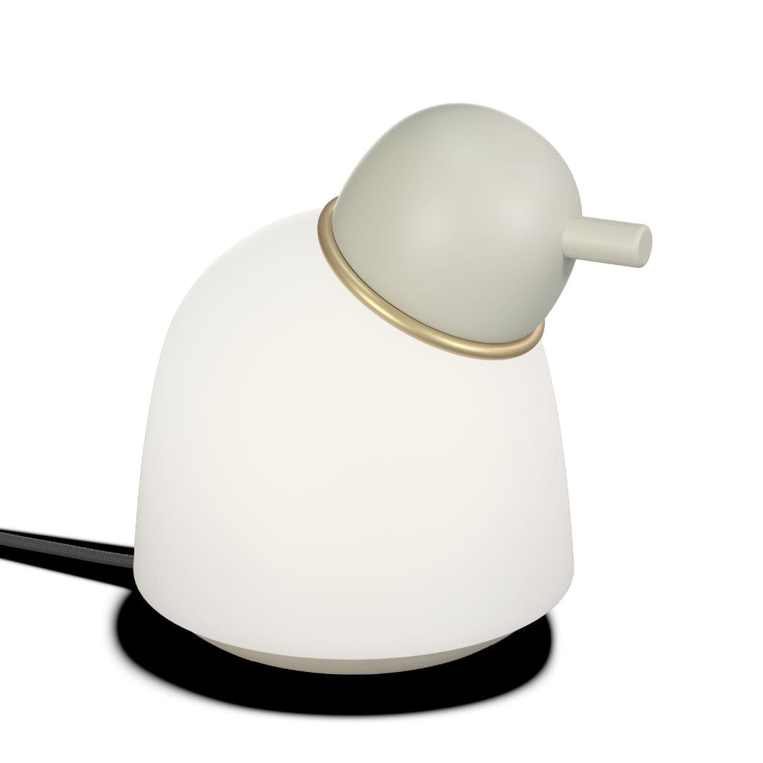 Produktbillede af Bird Bordlampe Sand/Messing Opal Belid i premium kvalitet