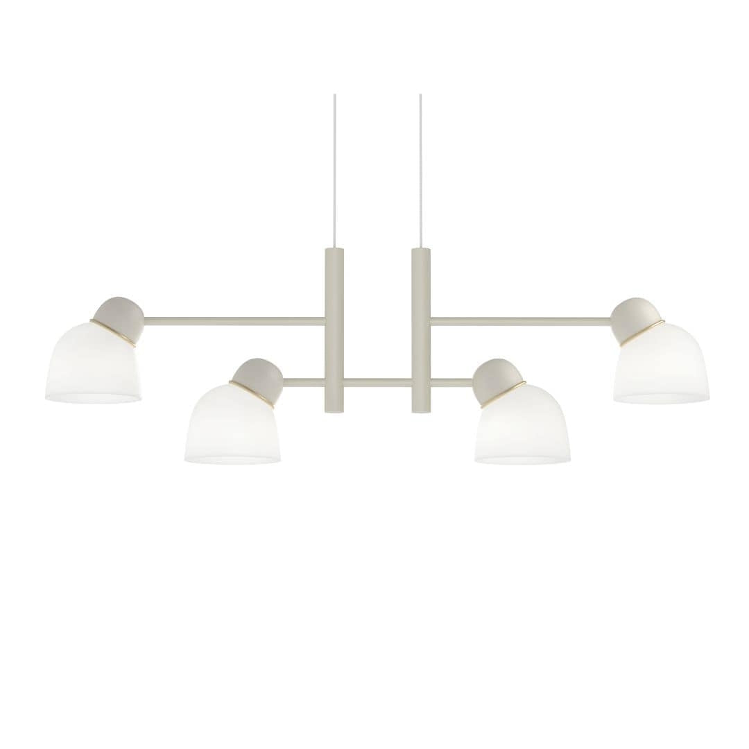 Produktbillede af Bird Pendel Linje Længde 119,3cm Sand/Messing Opal Belid i premium kvalitet